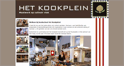 Desktop Screenshot of kookplein.nl
